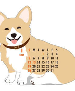 Calendrier Animal Die-Cut 2025 – Corgi