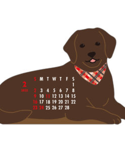 Calendrier Animal Die-Cut 2025 – Retriever