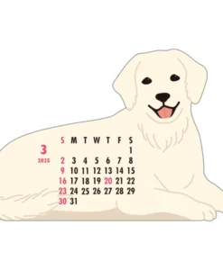 Calendrier Animal Die-Cut 2025 – Retriever