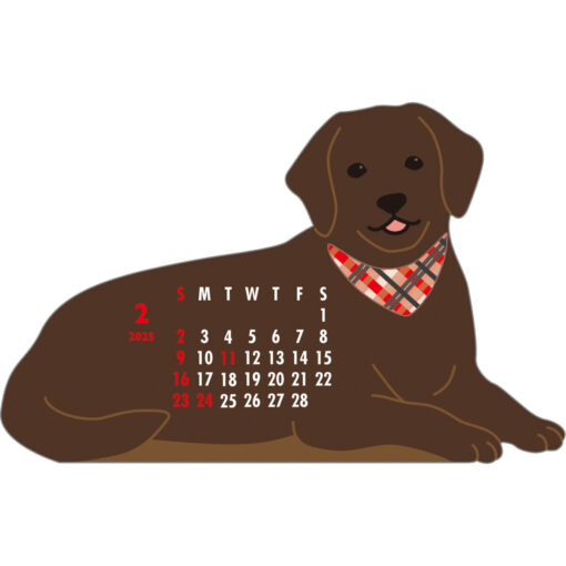 Calendrier Animal Die-Cut 2025 – Retriever