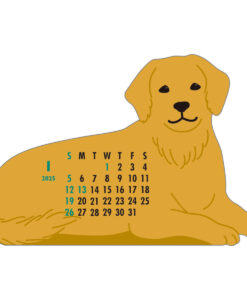 Calendrier Animal Die-Cut 2025 – Retriever