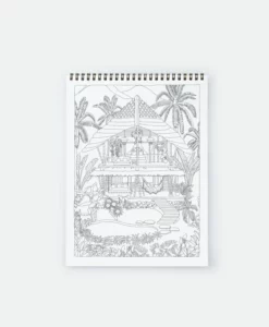 Cahier de coloriage All The Ways To Say – Exotic Bathtub