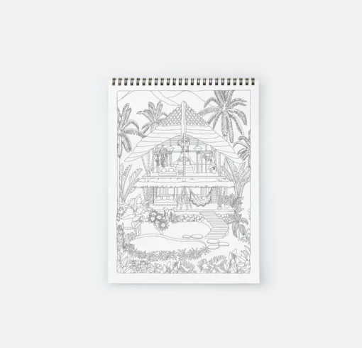 Cahier de coloriage All The Ways To Say – Exotic Bathtub