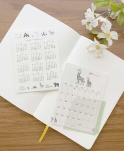 Autocollants Calendrier 2025 – Mensuel et Annuel – Parade Animaux