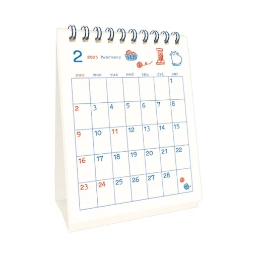 Mini Calendrier de bureau Circus 2025 Ryu Ryu