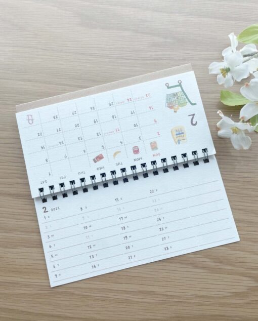 Mini Calendrier de bureau Everyday Fun 2025 Ryu Ryu