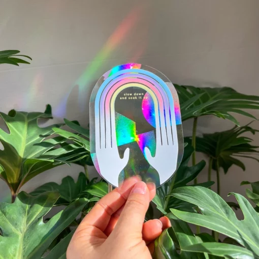 Sun Catcher / Rainbow Maker “Slow down and soak it up”