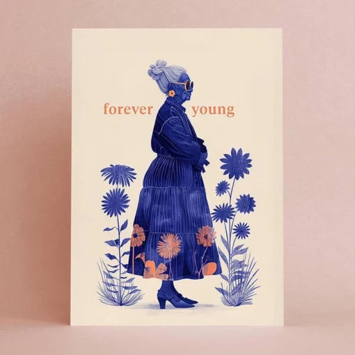 Carte d’anniversaire Forever young