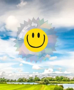 Autocollant Smiley Capteur de soleil Studio Inktvis