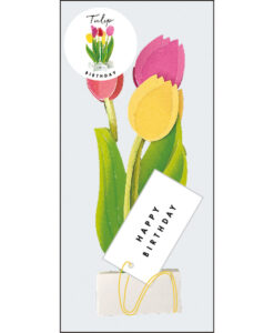 Carte Pop Up Anniversaire Tulipe