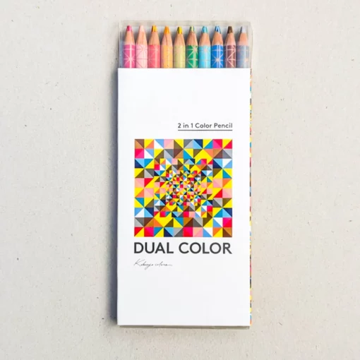 Crayons de couleur 2 en 1 Kokuyo