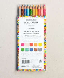 Crayons de couleur 2 en 1 Kokuyo