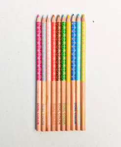 Crayons de couleur 2 en 1 Kokuyo