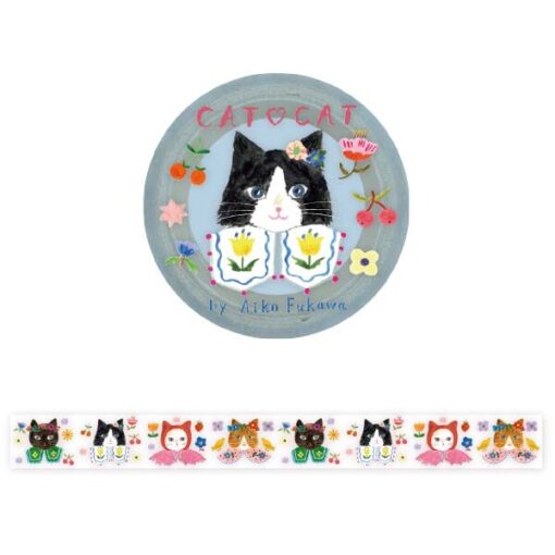Washi tape Cat Cat Aiko Fukawa