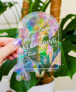 Sun Catcher / Rainbow Maker “Keep Going”