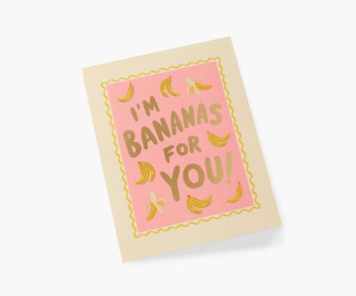 Carte I’m Bananas for you Rifle Paper Co