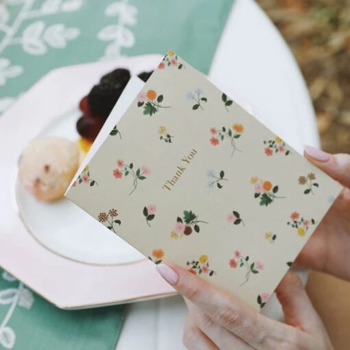 Carte de remerciement Dahlia Rifle Paper