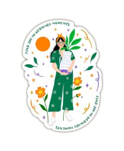 Sticker Trouvez la joie dans les moments ordinaires