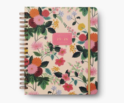 Agenda 17 mois 2026 Dahlia Rifle Paper – Spirales
