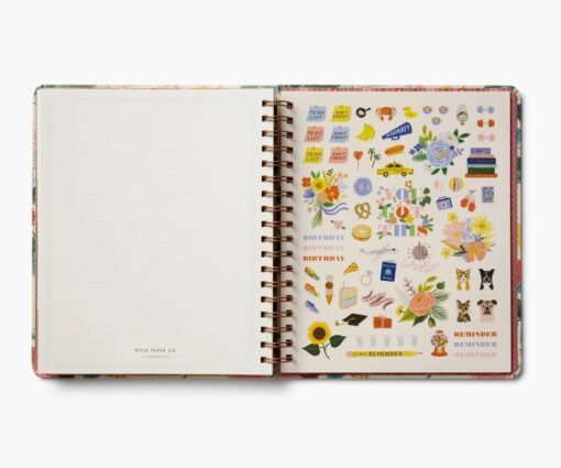 Agenda 17 mois 2026 Dahlia Rifle Paper – Spirales