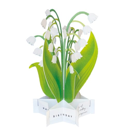 Carte Pop Up Anniversaire Muguet