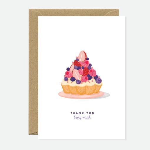 Carte Thank You Berry Much