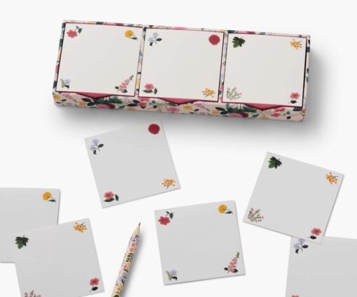 Coffret de 3 bloc-notes Dahlia Rifle Paper