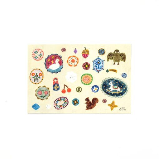 Carte postale Brooch – Aiko Fukawa