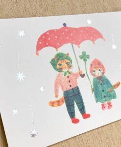 Carte postale Pluie étoiles filantes – Aiko Fukawa