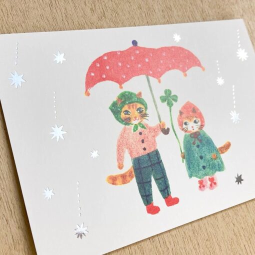 Carte postale Pluie étoiles filantes – Aiko Fukawa