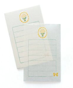 Mini set de correspondance – Mimosa