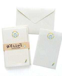 Mini set de correspondance – Lapin et Mimosa