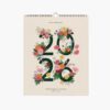 Calendrier mural ‘Dahlia’ 2026 Rifle Paper Co