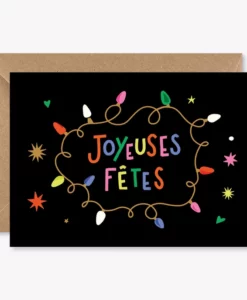 Carte Joyeuses fêtes Lulu la nantaise
