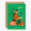 Carte Joyeux Noël Scooter Lulu la nantaise