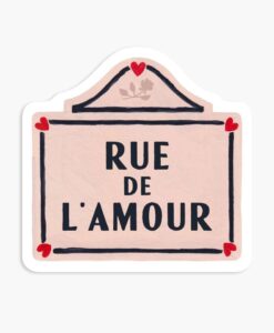Sticker Rue de l’amour
