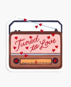 Sticker Tuned To Love