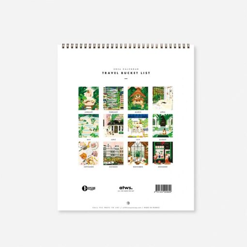Calendrier 2026 All the Ways to Say – Travel Bucket List