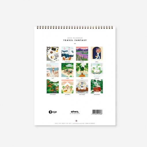 Calendrier 2026 All the Ways to Say – Travel clichés