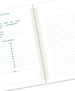 Carnet de recettes Coton Les Editions du Paon