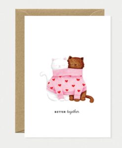 Carte Better together cats
