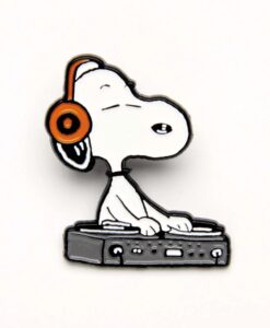 Pin’s Snoopy ‘Music is Life’- DJ