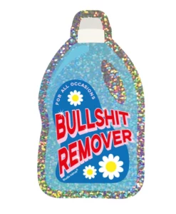 Autocollant à paillettes Bullshit Remover