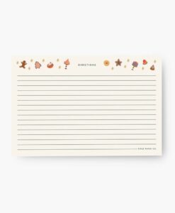 Fiches recettes Rifle Paper Co – Casse-Noisettes (set de 12)