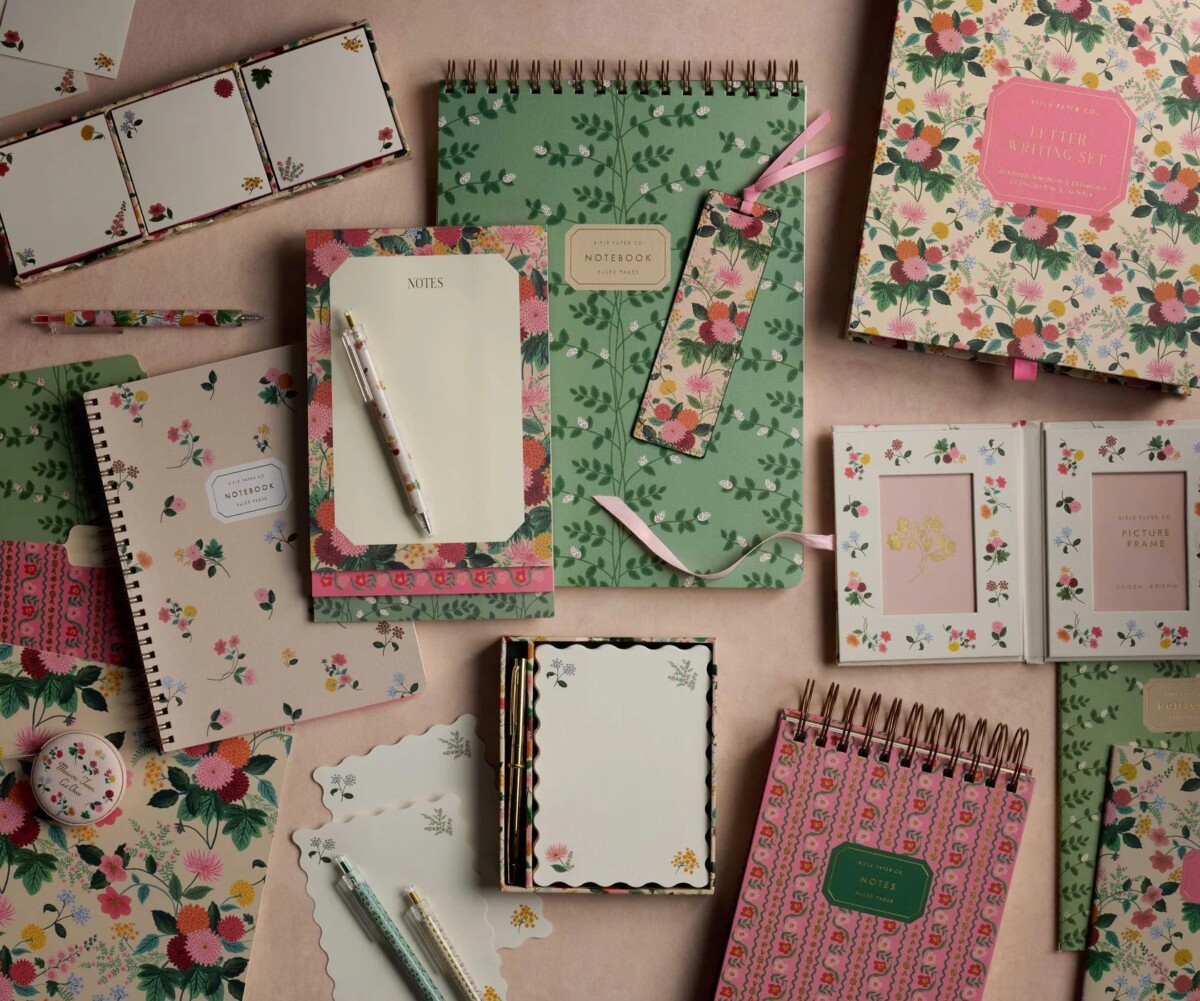 Set de 3 carnets Rifle Paper Co – Dahlia