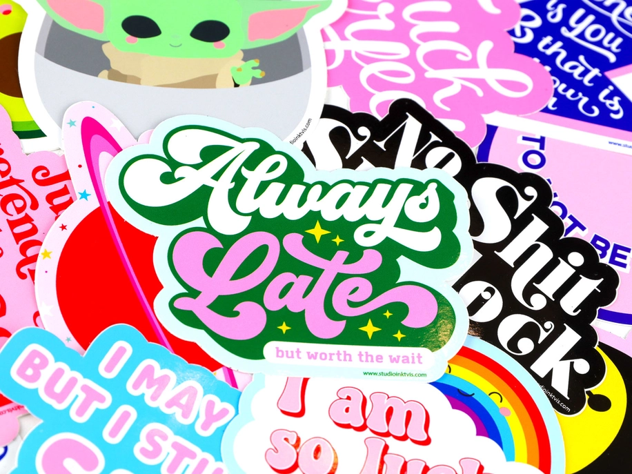 Sticker Always Late