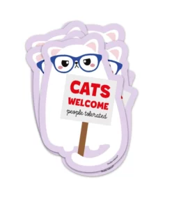 Sticker Cats Welcome Studio Inktvis