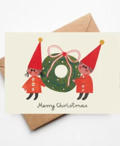 Carte Lutins de Noël 1 Daria Solak