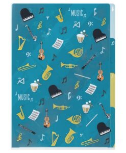 Chemise A4 avec 3 onglets Instruments – Midori