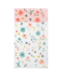 Chemise A5 Slim avec 3 onglets Fleurs – Midori